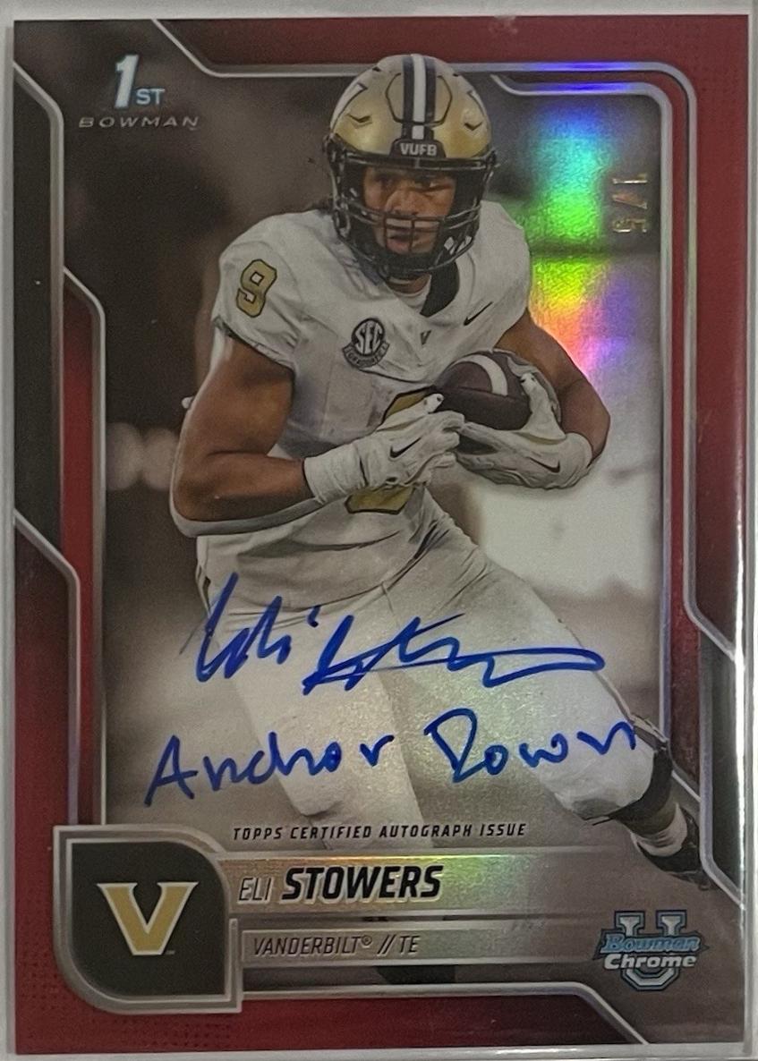Eli Stowers [Red Refractor] #BCA-EST