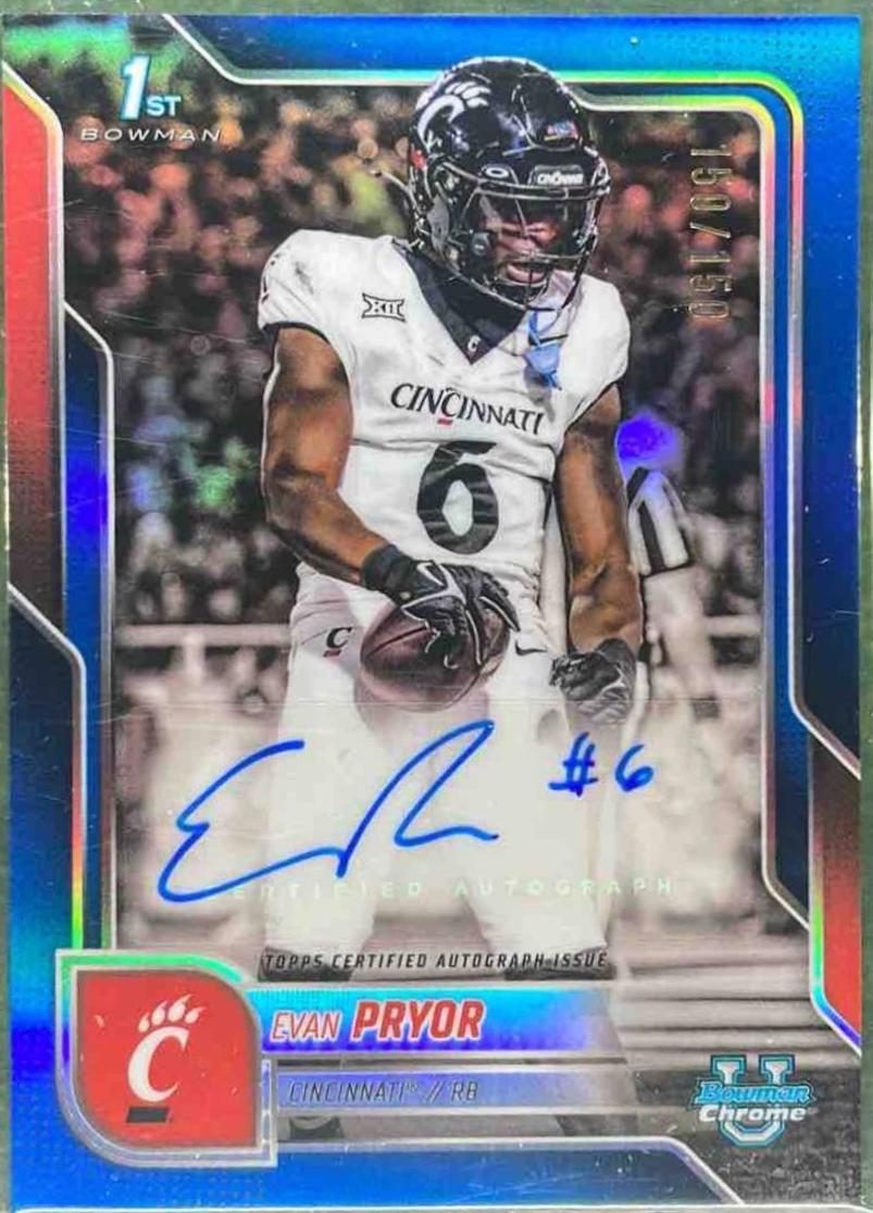 Evan Pryor [Blue Refractor] #BCA-EP