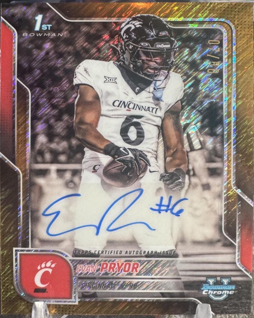 Evan Pryor [Gold Shimmer Refractor] #BCA-EP