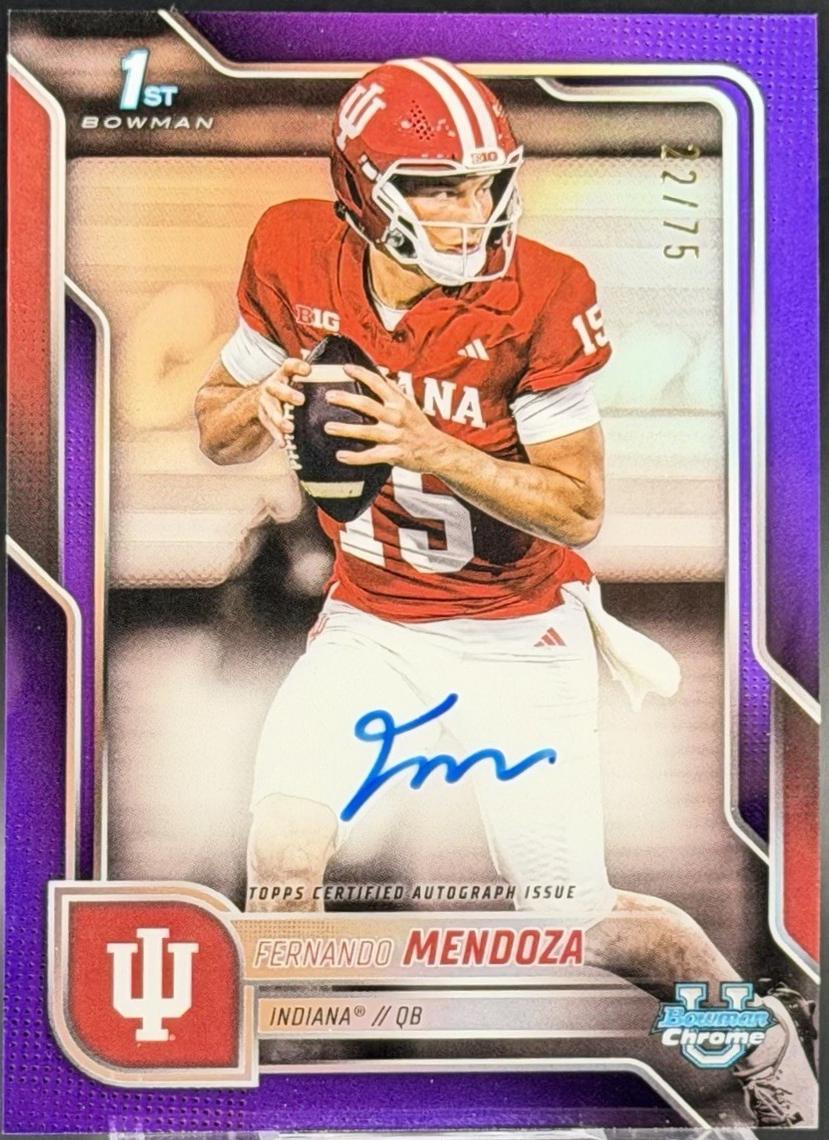 Fernando Mendoza [Purple Refractor] #BCA-FME