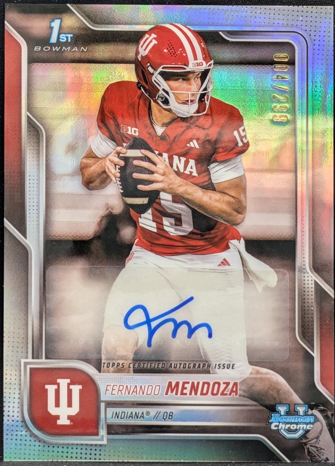 Fernando Mendoza [Refractor] #BCA-FME