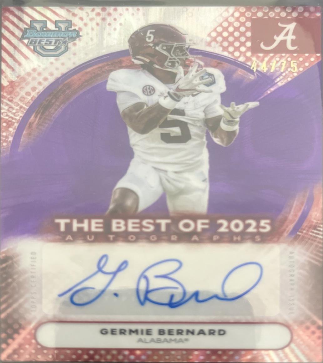 Germie Bernard [Purple Refractor] #BCA-GB