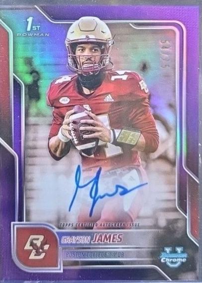 Grayson James [Purple Refractor] #BCA-GJ