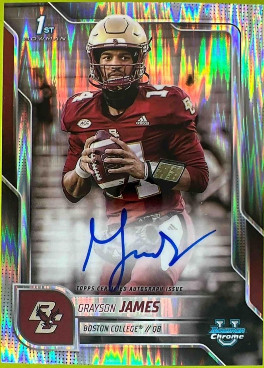 Grayson James [Stealth Refractor] #BCA-GJ