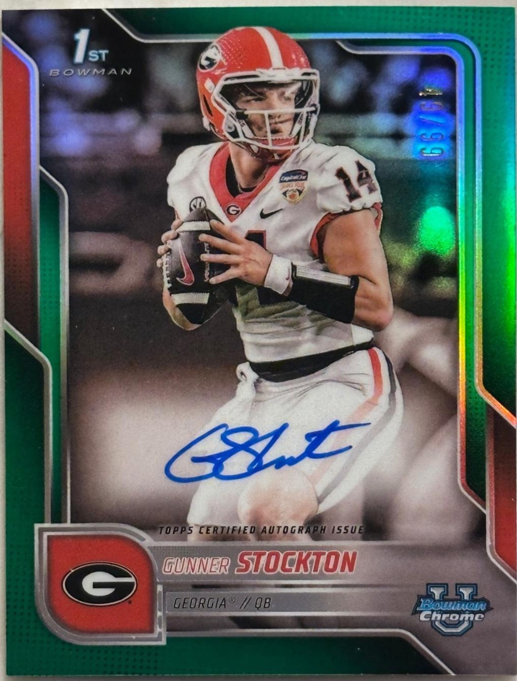 Gunner Stockton [Green Refractor] #BCA-GS