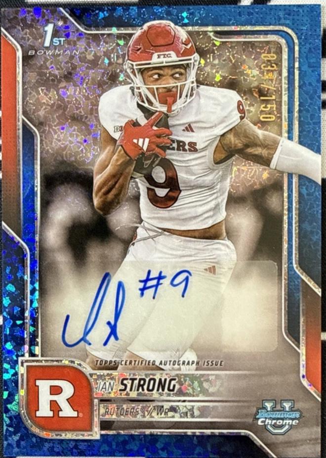 Ian Strong [Blue Mini-Diamond Refractor] #BCA-IAN