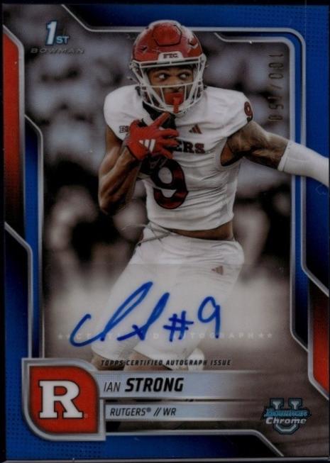 Ian Strong [Blue Refractor] #BCA-IAN