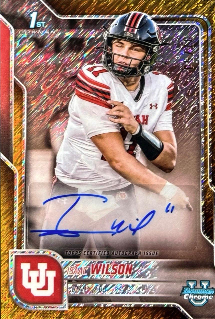 Isaac Wilson [Gold Shimmer Refractor] #BCA-IW