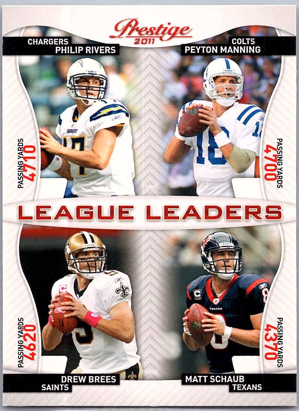 Philip Rivers, Peyton Manning, Drew Brees, Matt Schaub #16