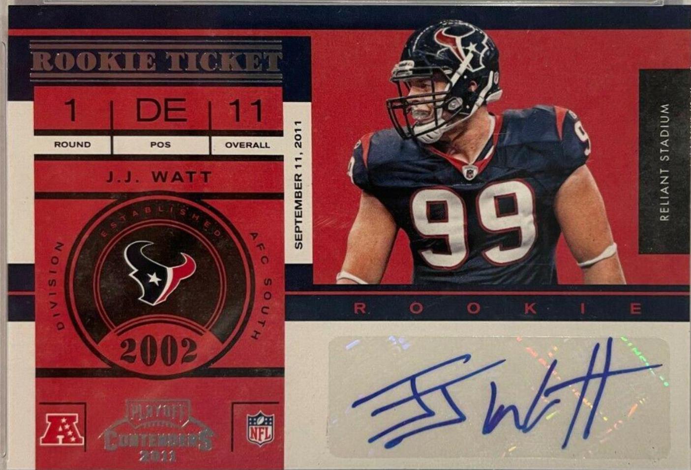 J.J. Watt [Autograph] #137