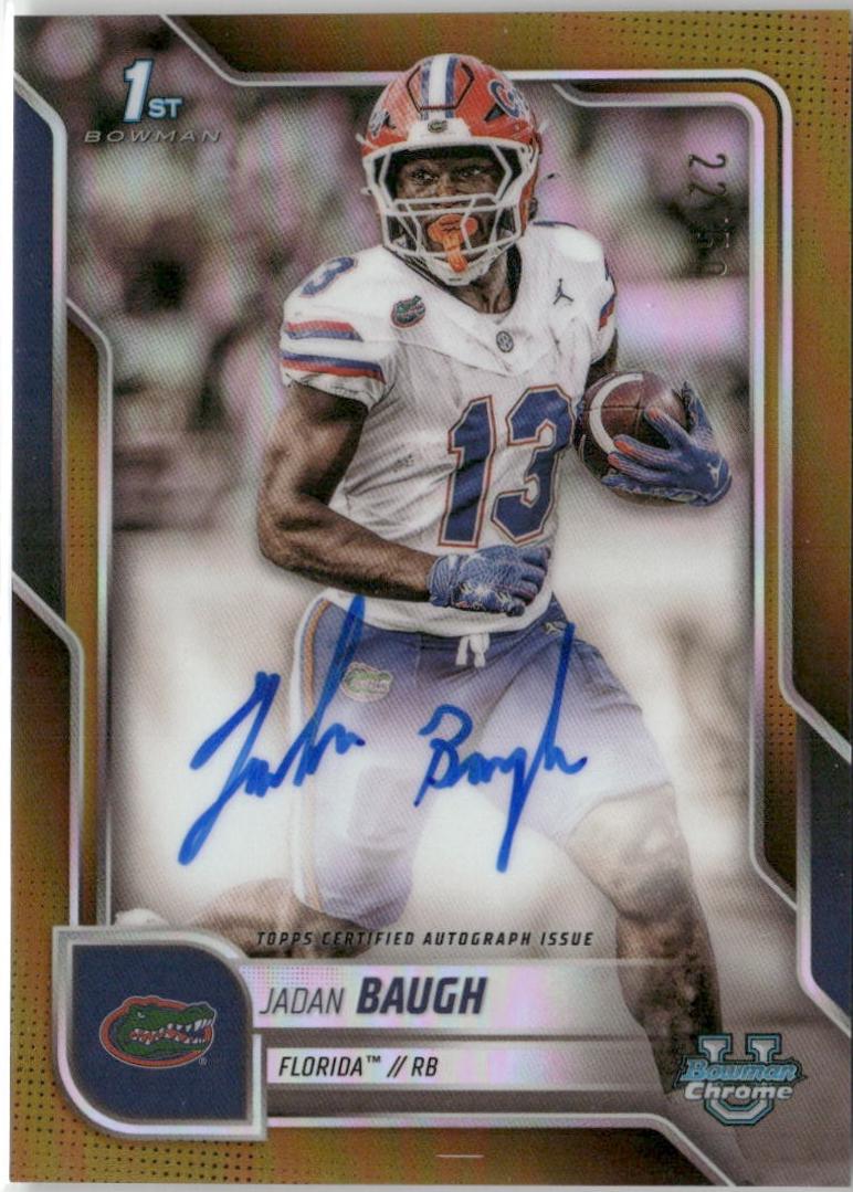 Jadan Baugh [Gold Refractor] #BCA-JBA