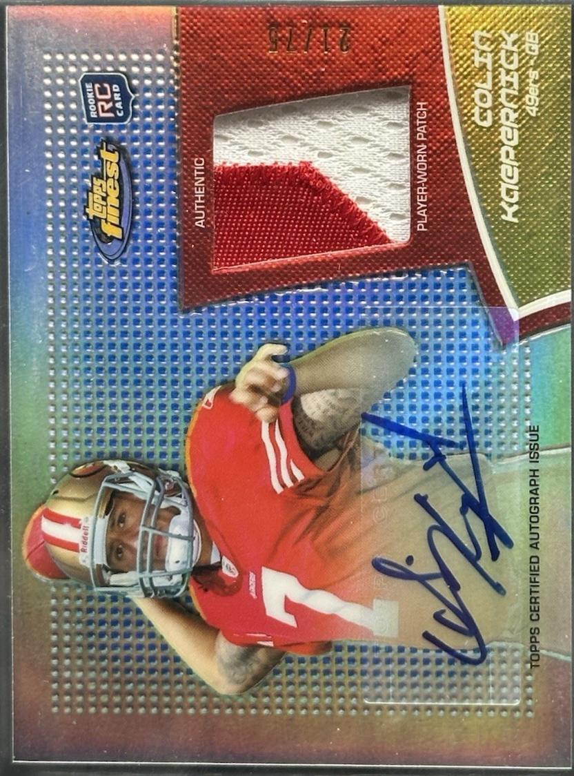 Colin Kaepernick [Gold Refractor] #RAP-CK