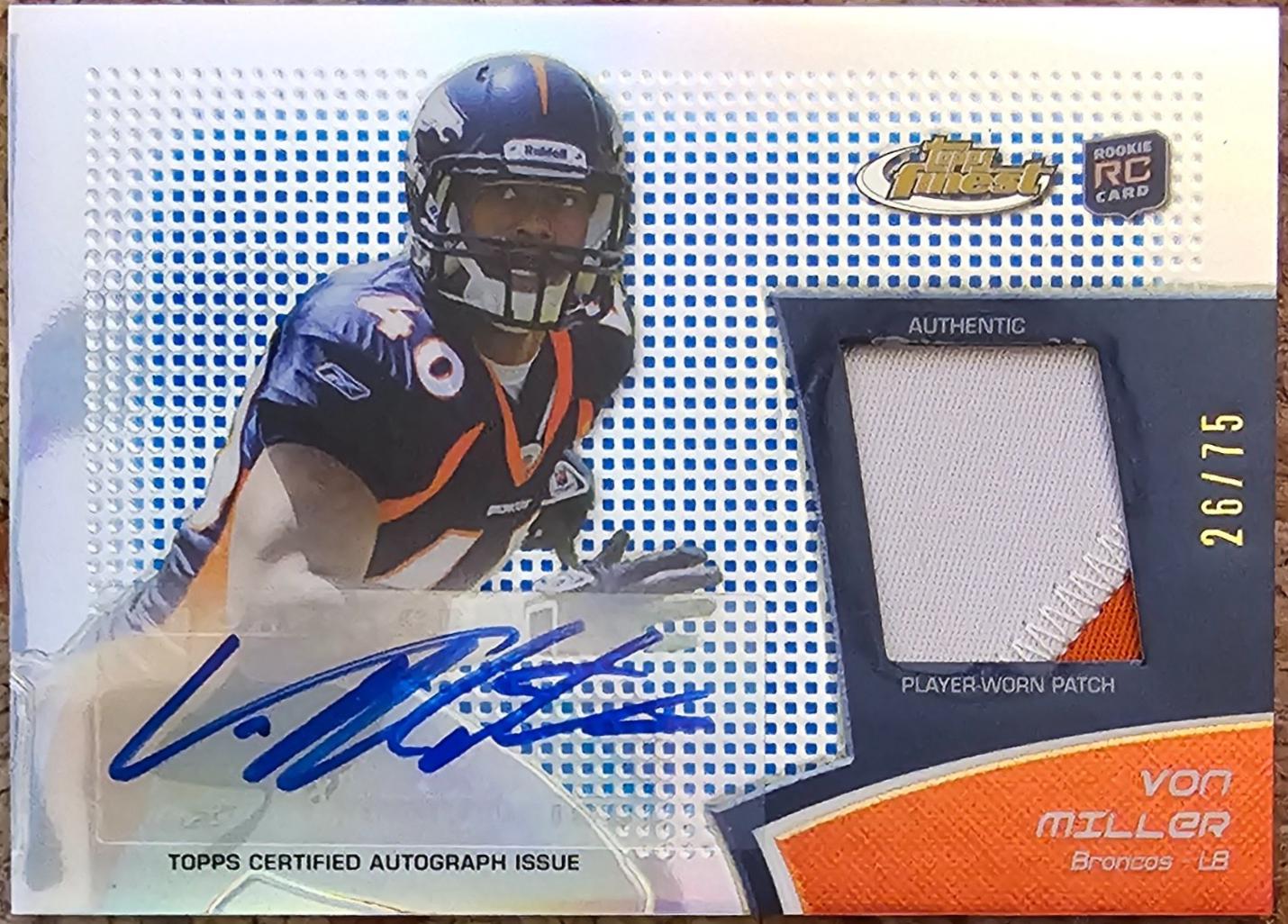 Von Miller [Blue Refractor] #RAP-VM