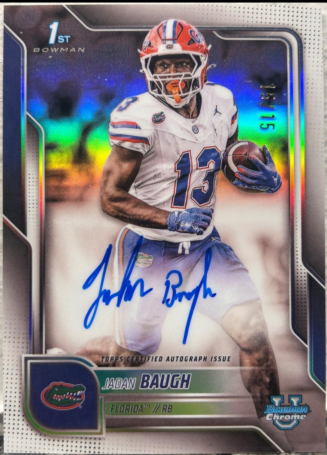 Jadan Baugh [White Refractor] #BCA-JBA