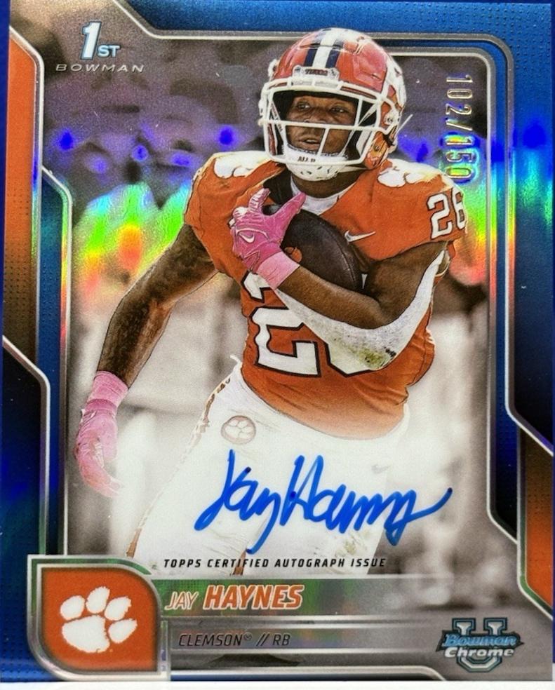 Jay Haynes [Blue Refractor] #BCA-JHA