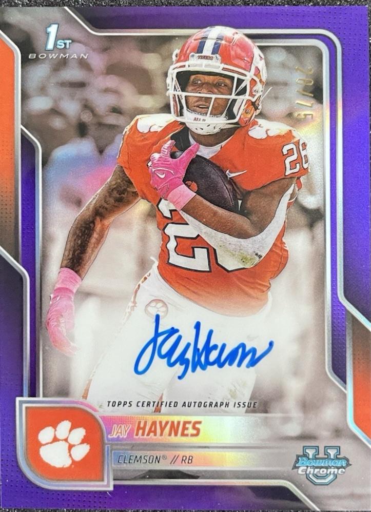 Jay Haynes [Purple Refractor] #BCA-JHA