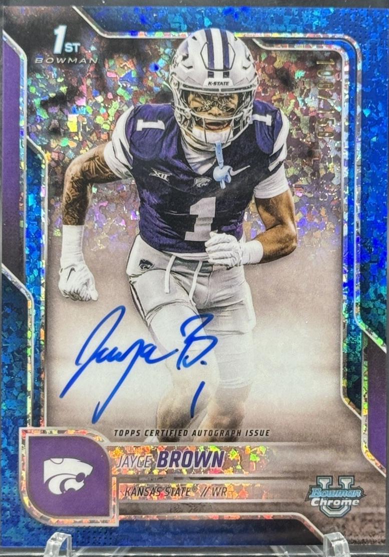 Jayce Brown [Blue Mini-Diamond Refractor] #BCA-JBR