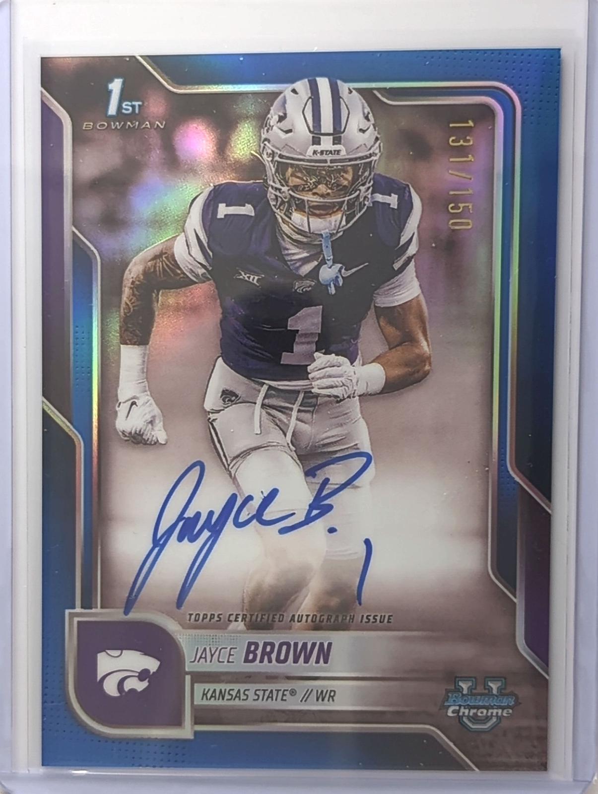 Jayce Brown [Blue Refractor] #BCA-JBR