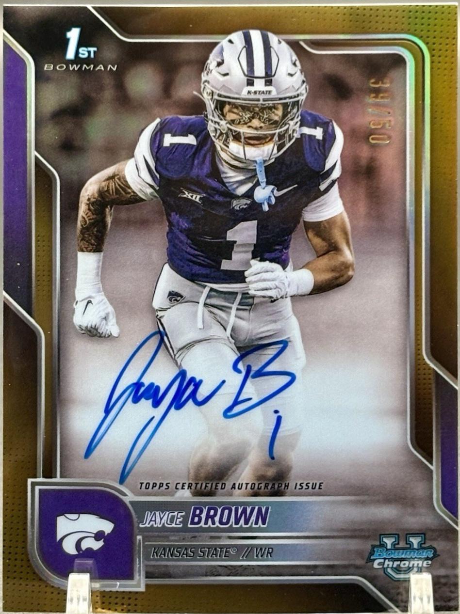 Jayce Brown [Gold Refractor] #BCA-JBR