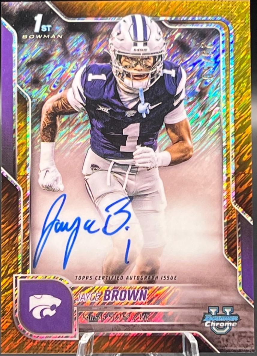 Jayce Brown [Gold Shimmer Refractor] #BCA-JBR