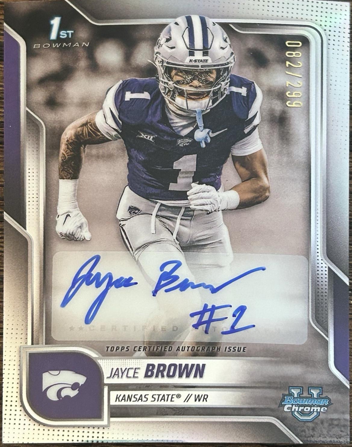 Jayce Brown [Refractor] #BCA-JBR