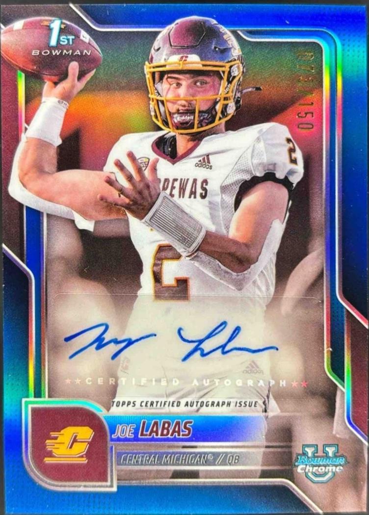 Joe Labas [Blue Refractor] #BCA-JL