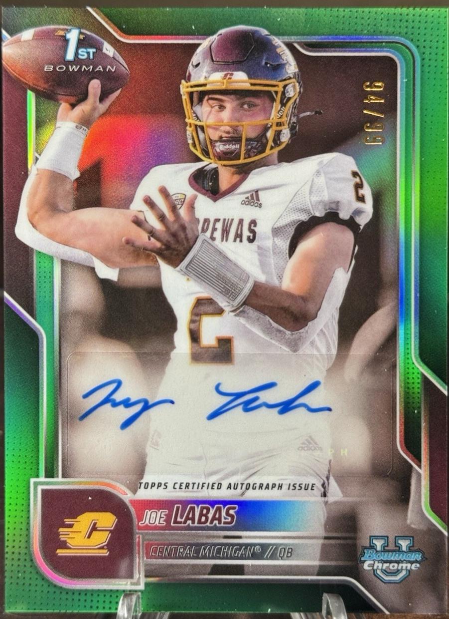 Joe Labas [Green Refractor] #BCA-JL