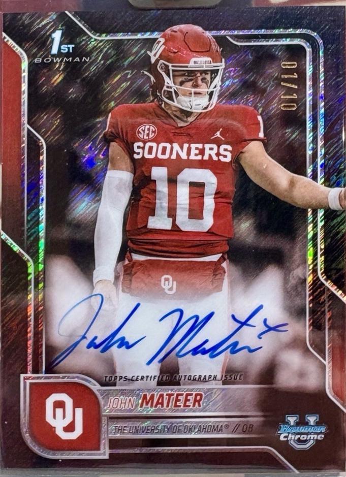 John Mateer [Black Shimmer Refractor] #BCA-JM