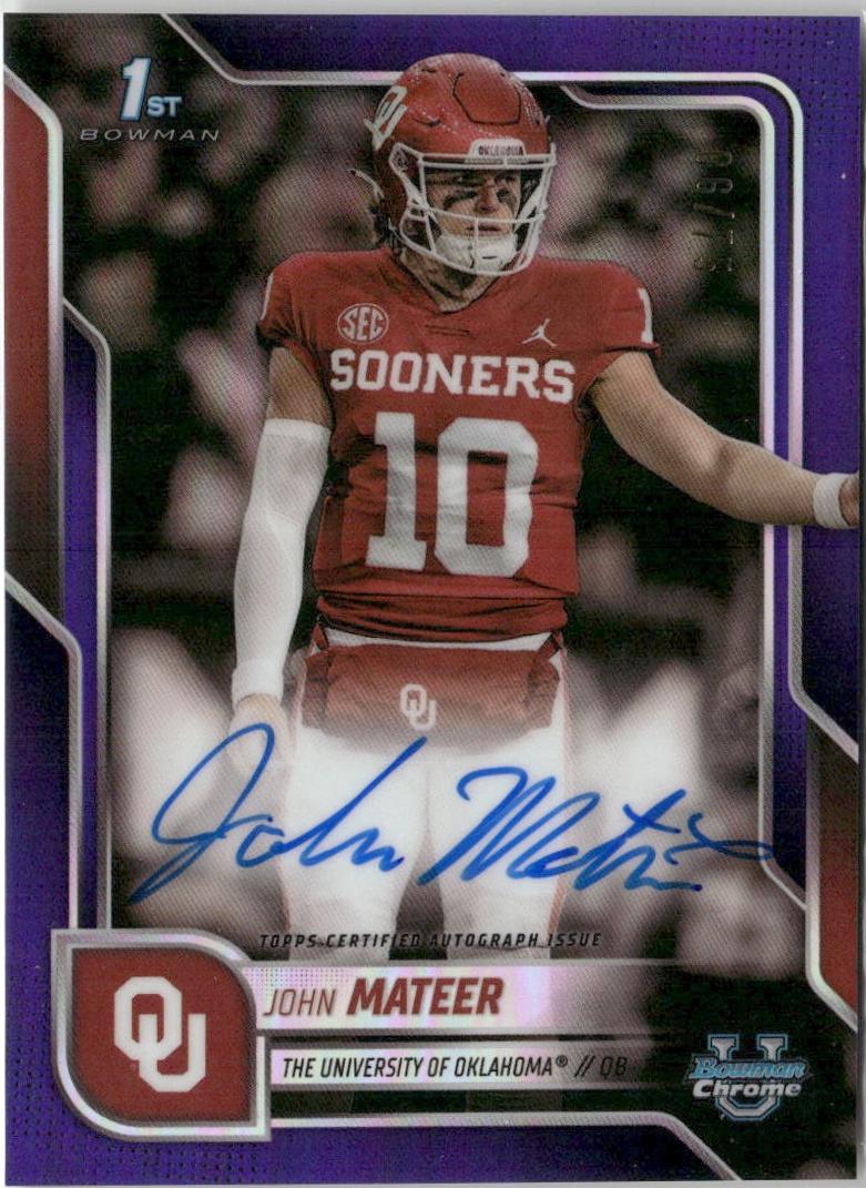 John Mateer [Purple Refractor] #BCA-JM