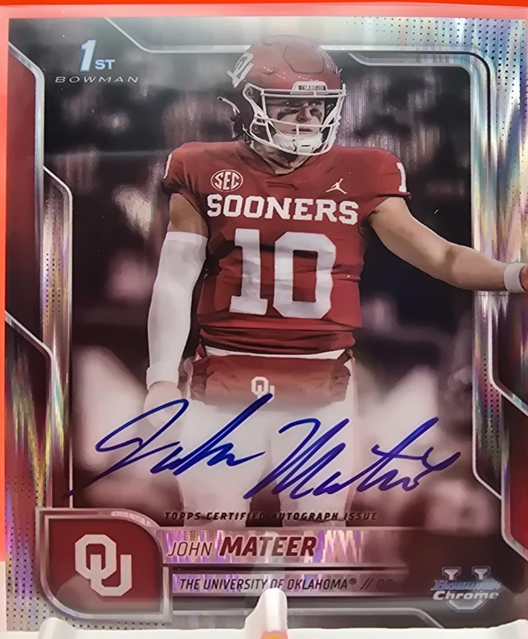 John Mateer [Stealth Refractor] #BCA-JM