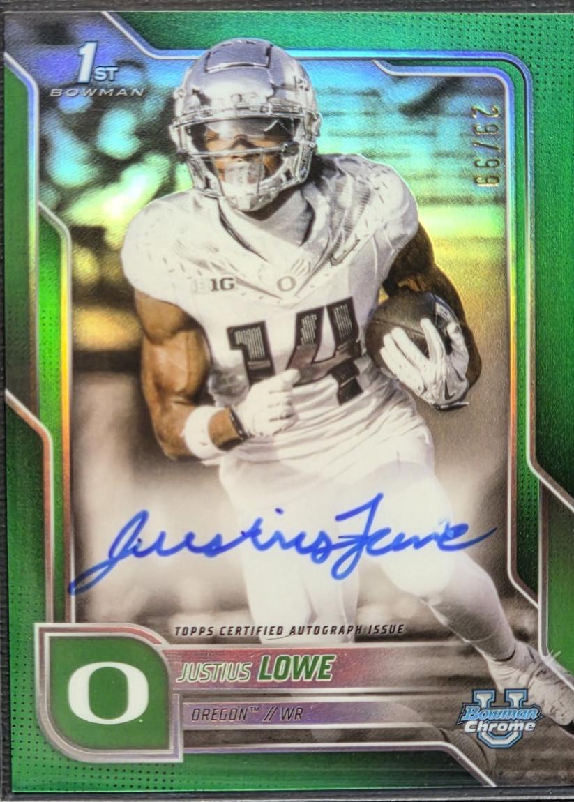 Justius Lowe [Green Refractor] #BCA-JUL