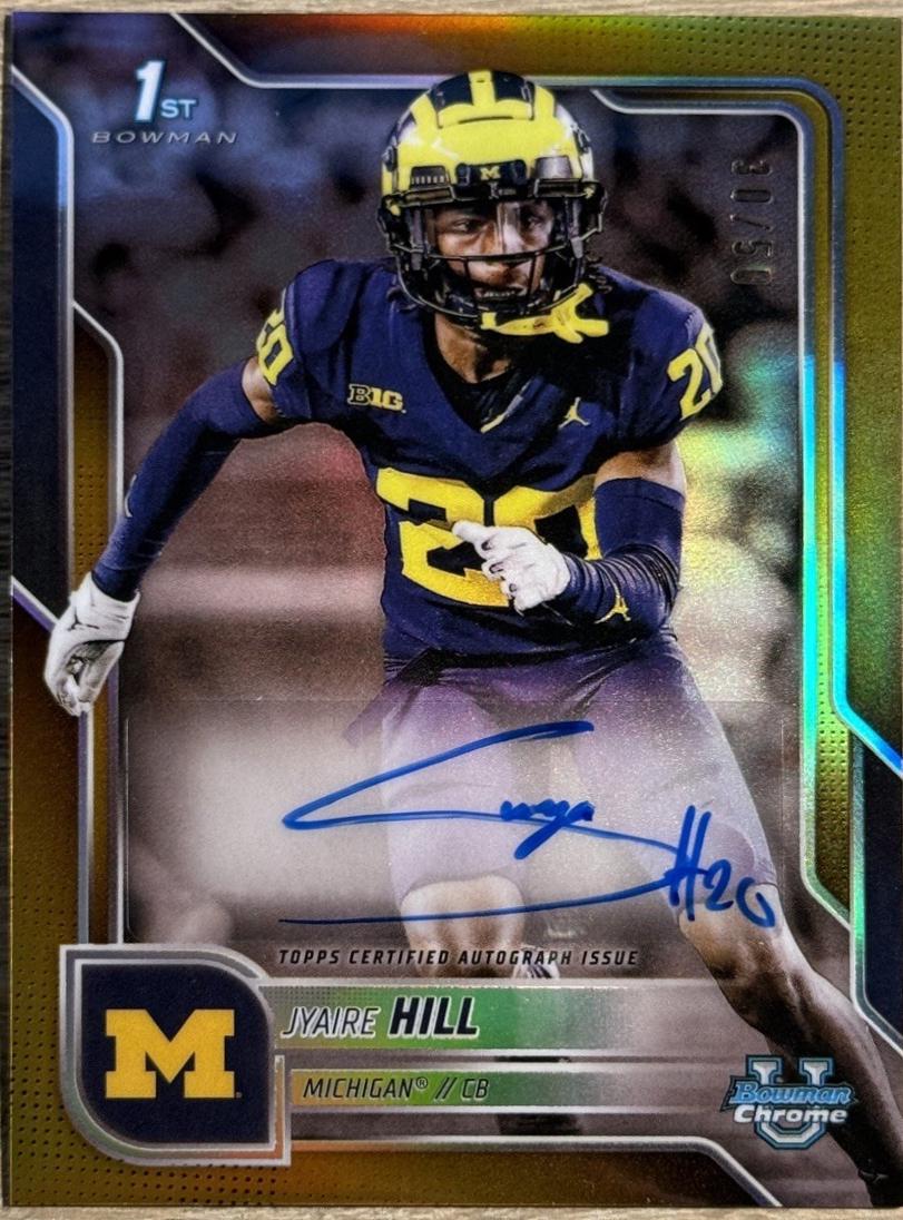 Jyaire Hill [Gold Refractor] #BCA-JHI