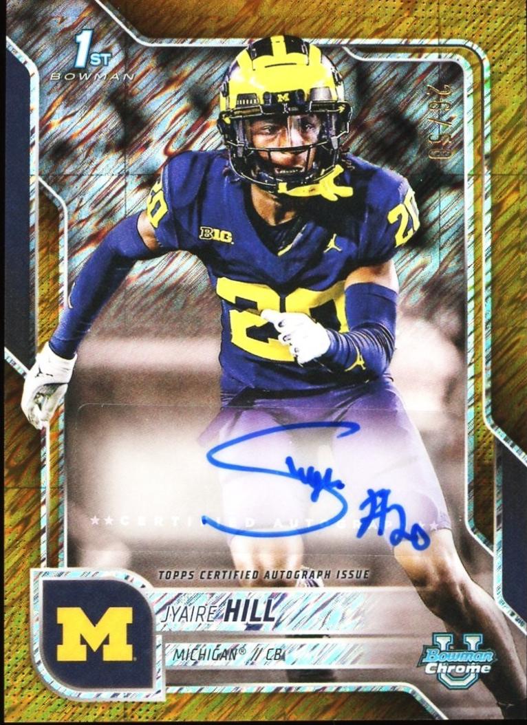 Jyaire Hill [Gold Shimmer Refractor] #BCA-JHI