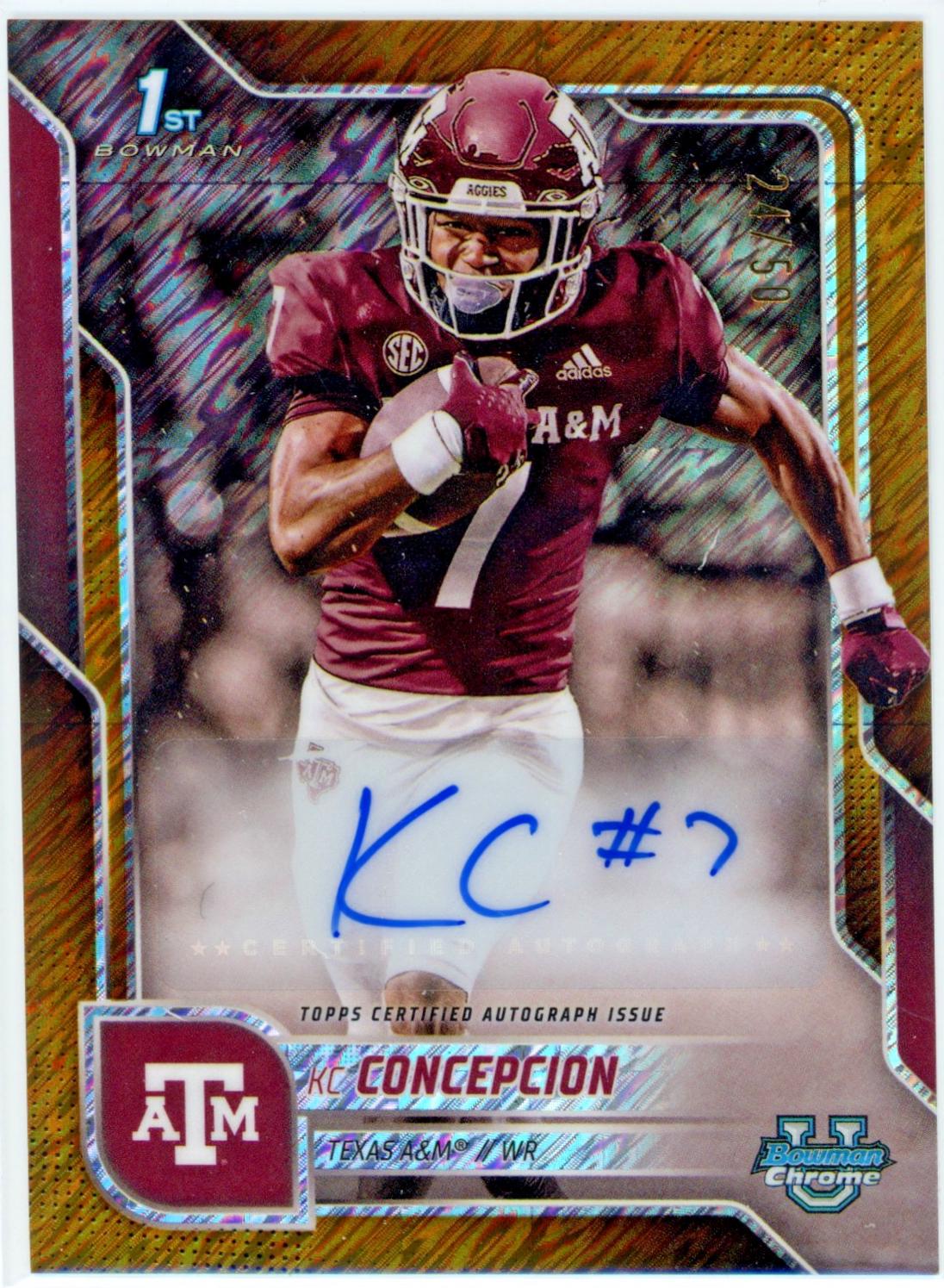 KC Concepcion [Gold Shimmer Refractor] #BCA-KCO