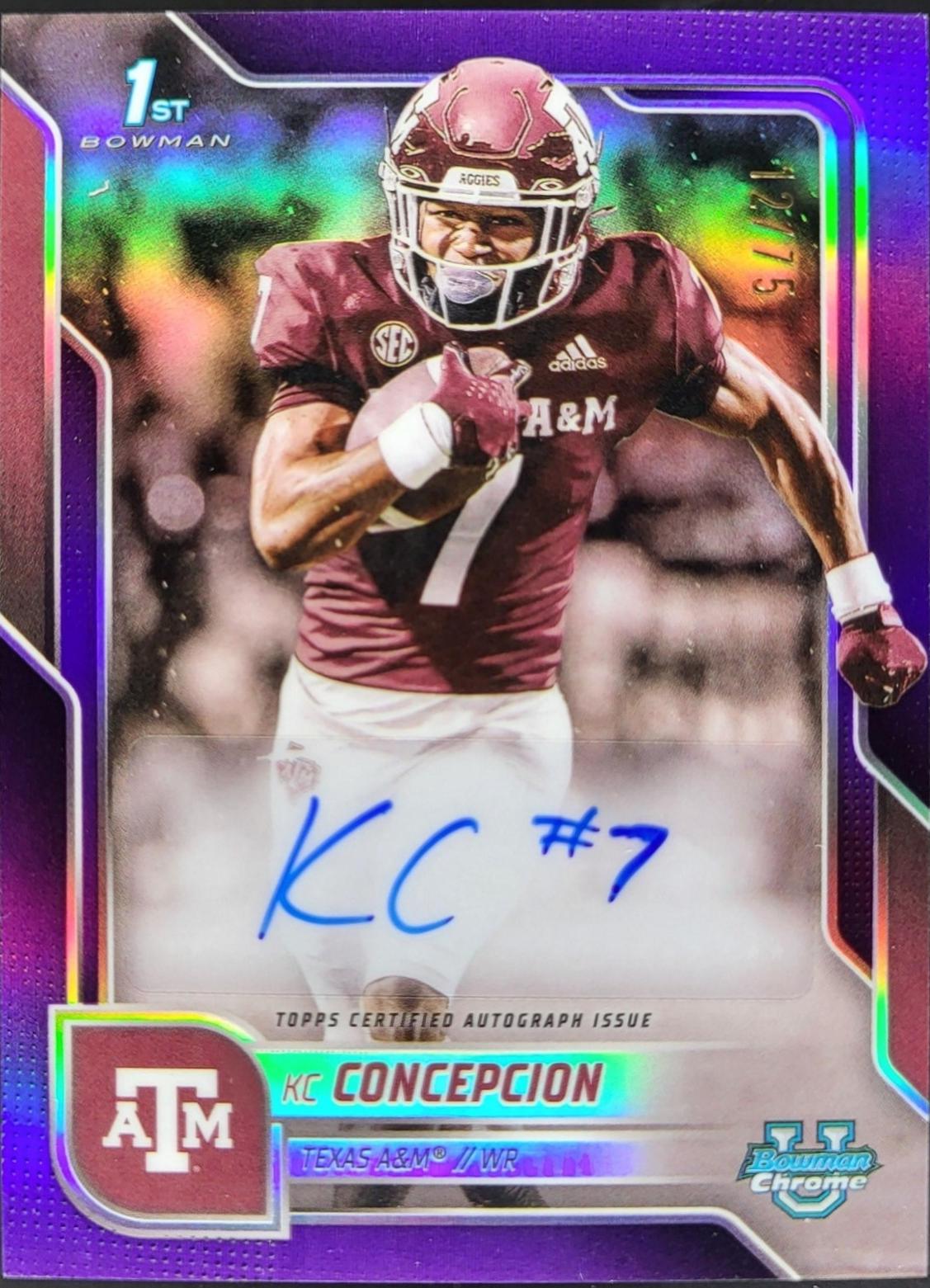 KC Concepcion [Purple Refractor] #BCA-KCO