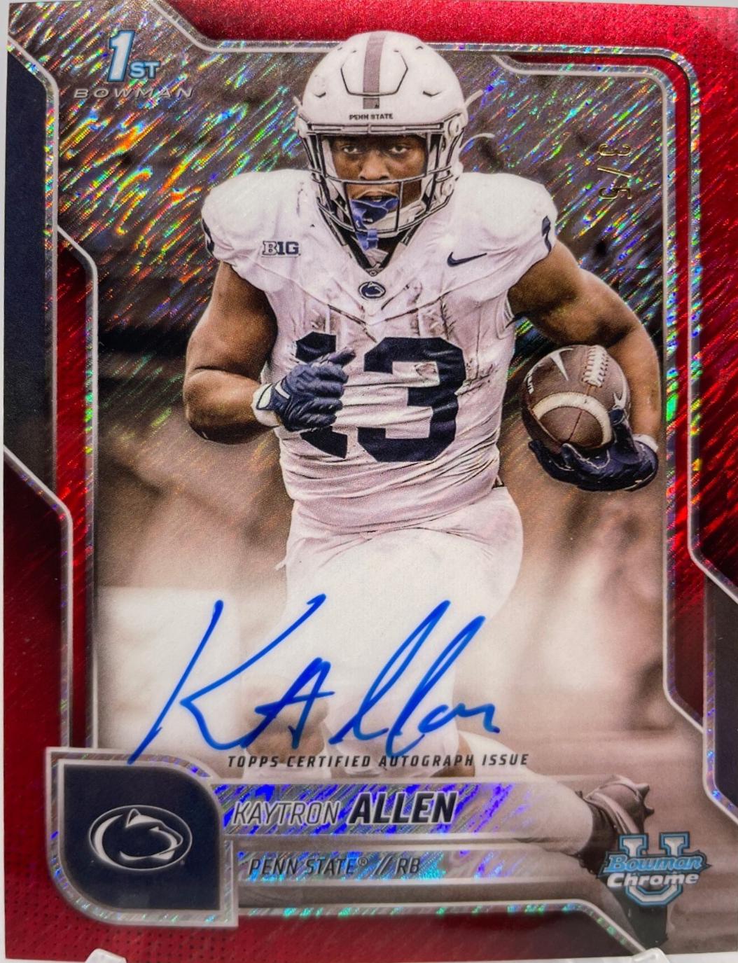 Kaytron Allen [Red Shimmer Refractor] #BCA-KA
