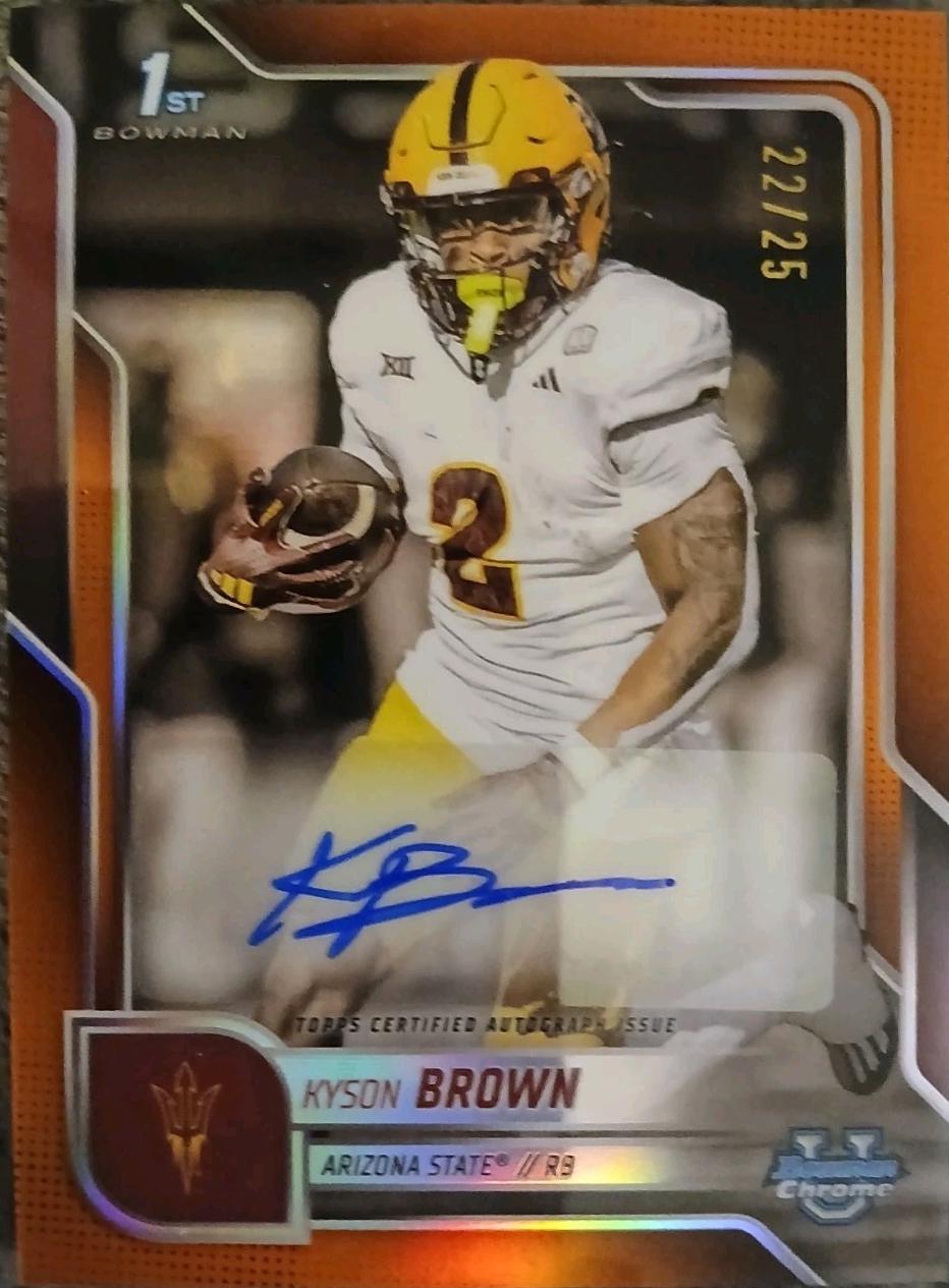 Kyson Brown [Orange Refractor] #BCA-KB