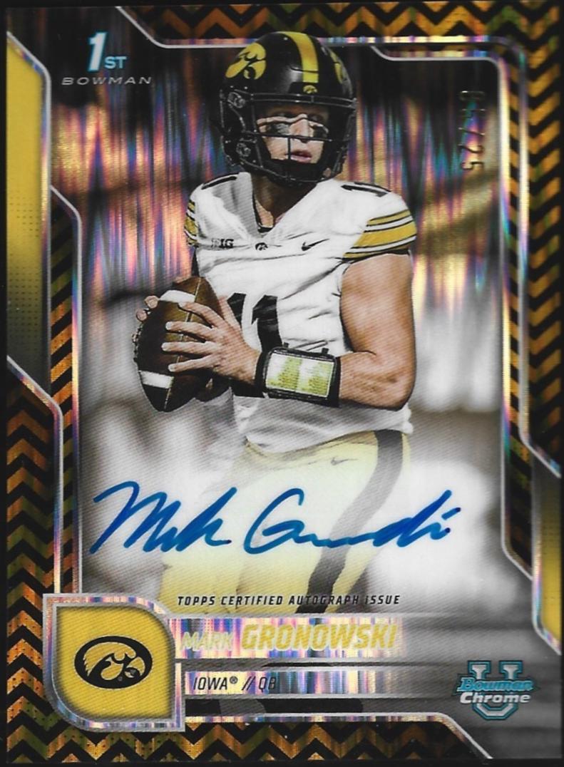 Mark Gronowski [Black Gold Stealth Refractor] #BCA-MG