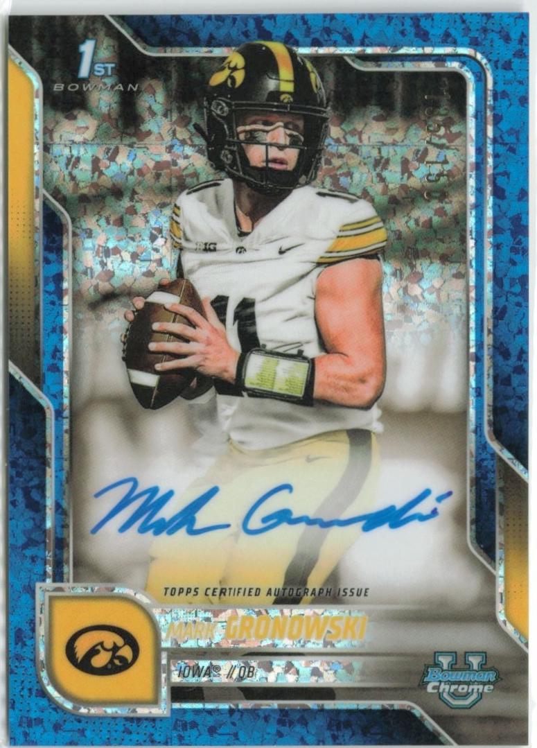 Mark Gronowski [Blue Mini-Diamond Refractor] #BCA-MG