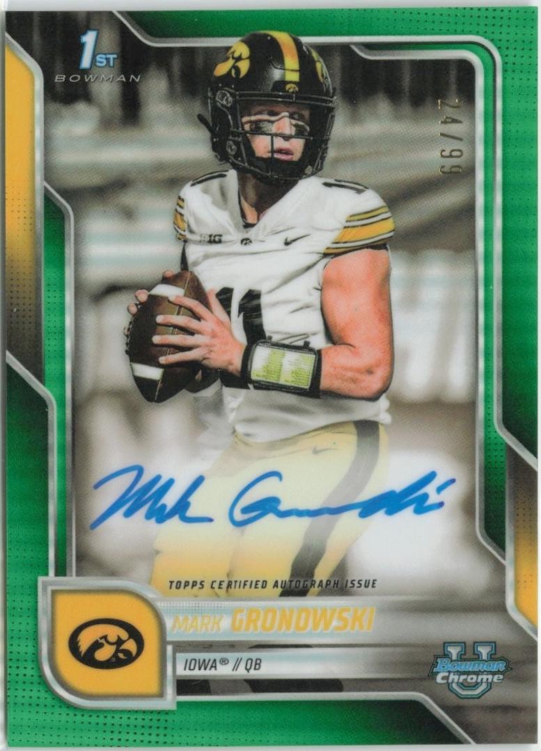 Mark Gronowski [Green Refractor] #BCA-MG