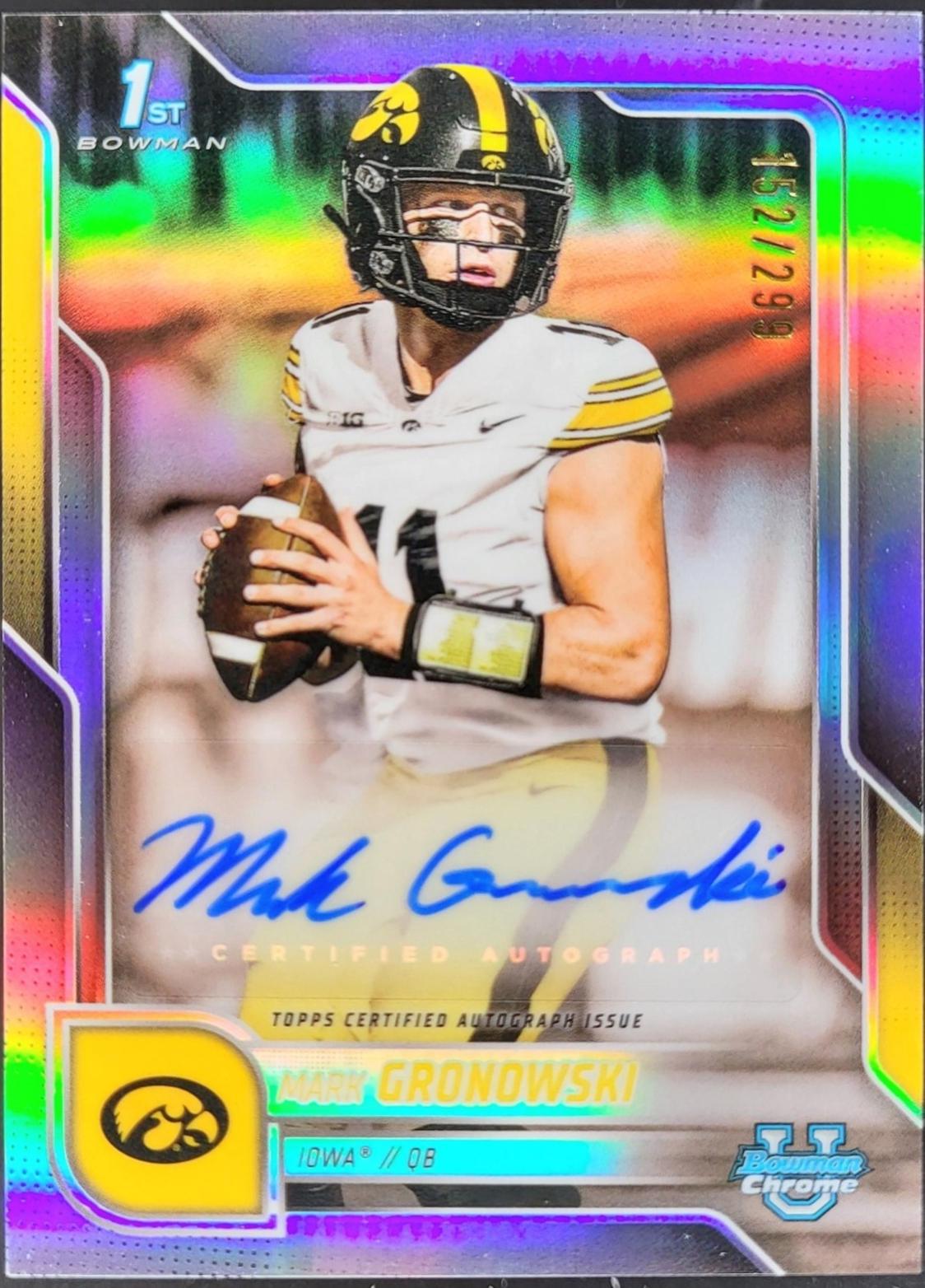 Mark Gronowski [Refractor] #BCA-MG