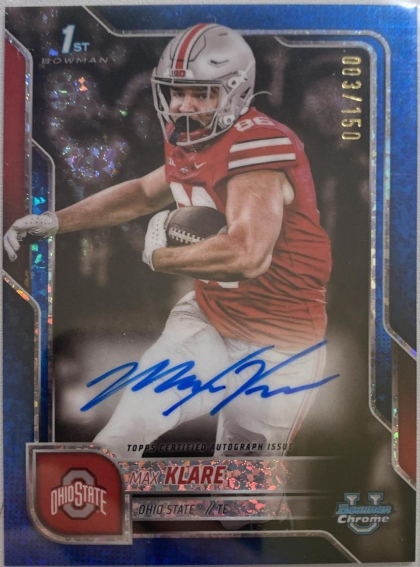 Max Klare [Blue Mini-Diamond Refractor] #BCA-MKL