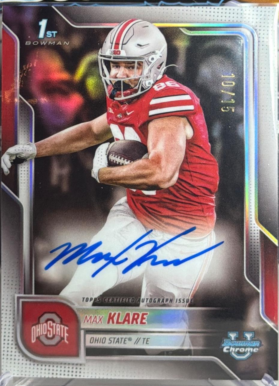 Max Klare [White Refractor] #BCA-MKL