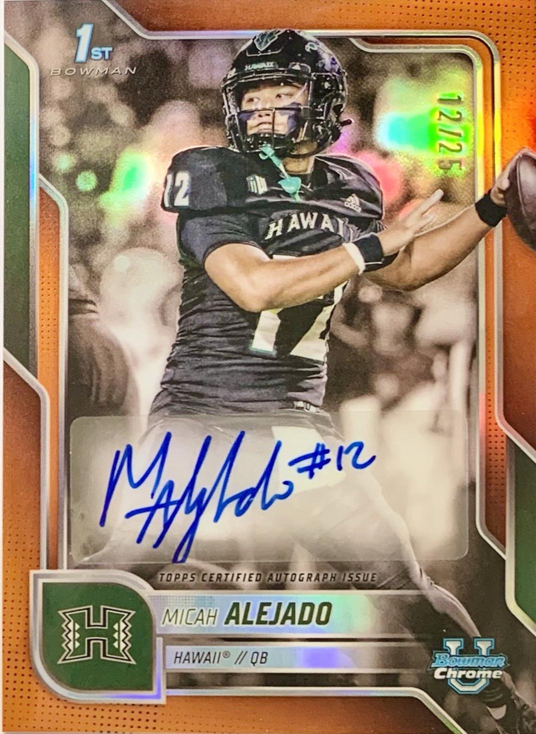 Micah Alejado [Orange Refractor] #BCA-MA