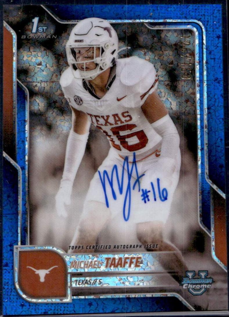 Michael Taaffe [Blue Mini-Diamond Refractor] #BCA-MT