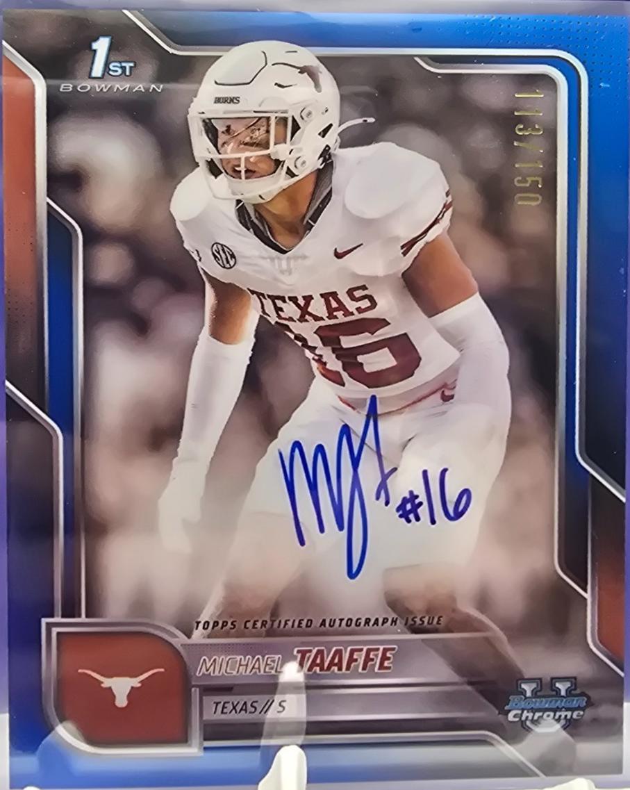 Michael Taaffe [Blue Refractor] #BCA-MT