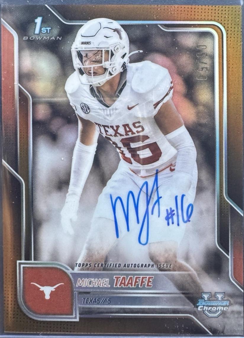Michael Taaffe [Gold Refractor] #BCA-MT