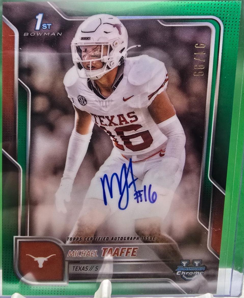 Michael Taaffe [Green Refractor] #BCA-MT