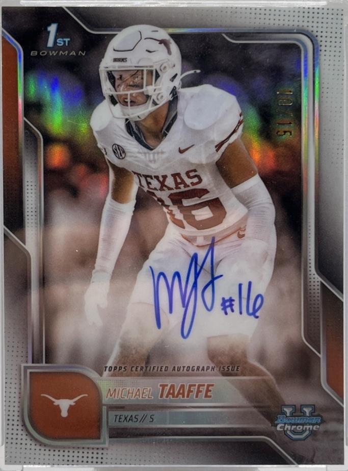Michael Taaffe [White Refractor] #BCA-MT