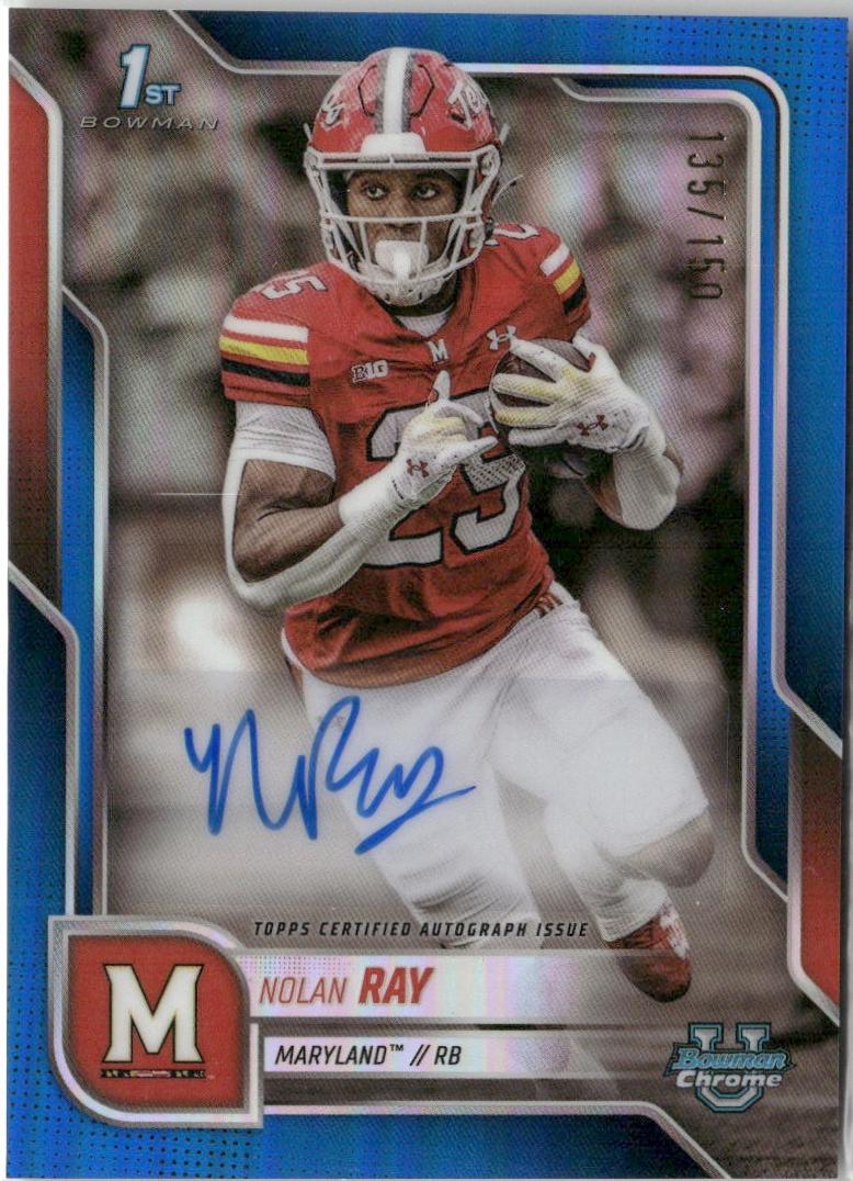 Nolan Ray [Blue Refractor] #BCA-NR